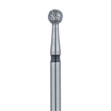 Round Diamond Bur, 2.3mm Ø, Super Coarse, FG, 801H-023-FG, 5/PK