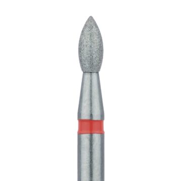Pointed Football Diamond Bur, 2.3mm Ø, Fine, RA, 830F-023-RA, 5/PK