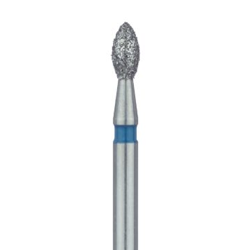 Pointed Football Diamond Bur, 1.8mm Ø, Medium, FG, 831-018-FG, 5/PK