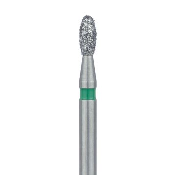 Egg / Football Diamond Bur, 1.6mm Ø, Coarse, FG, 833G-016-FG, 5/PK