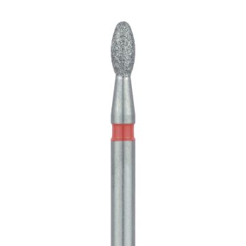 Egg / Football Diamond Bur, 1.6mm Ø, Fine, FG, 833F-016-FG, 5/PK