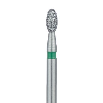 Egg / Football Diamond Bur, 1.8mm Ø, Coarse, FG, 833G-018-FG, 5/PK