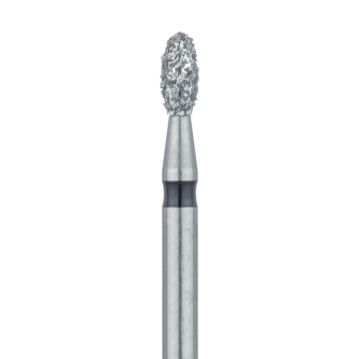 Egg / Football Diamond Bur, 1.8mm Ø, Super Coarse, FG, 833H-018-FG, 5/PK