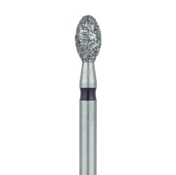 Egg / Football Diamond Bur, KS4, 2.4mm Ø, Super Coarse, FG, 833KH-024-FG, 5/PK