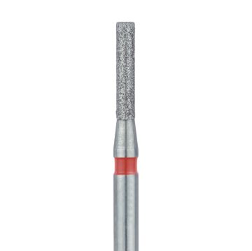 Long Cylinder Diamond Bur, 1.2mm Ø, Fine, FG, 837F-012-FG, 5/PK
