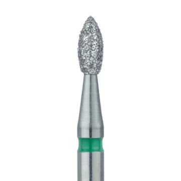 Pointed Football Diamond Bur, 2.3mm Ø, Coarse, RA, 830G-023-RA, 5/PK