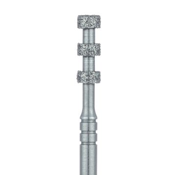Veneer Depth Cutter Diamond Bur, 2.1mm Ø, 0.5mm Depth, Medium, FG, 834-021-FG, 5/PK