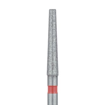Extra Long Tapered Flat End Diamond Bur, 1.8mm Ø, Fine, 1.2mm Tip Ø, FG, 848F-018-FG, 5/PK