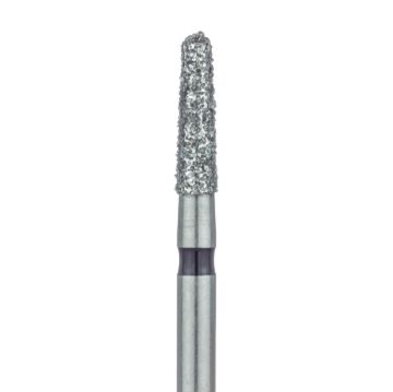 Round End Taper Chamfer Diamond Bur, 1.8mm Ø, Super Coarse, FG, 849H-018-FG, 5/PK