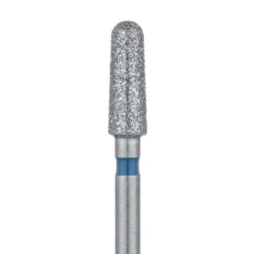 Round End Taper Chamfer Diamond Bur, 2.5mm Ø, Medium, FG, 849-025-FG, 5/PK