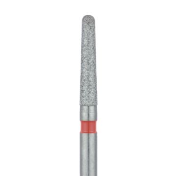 Round End Taper Chamfer Diamond Bur, 1.6mm Ø, Fine, FG, 850F-016-FG, 5/PK