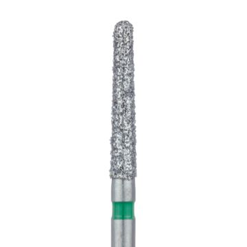 Long Round End Taper Chamfer Diamond Bur, 1.8mm Ø, Coarse, FG, 852G-018-FG, 5/PK