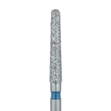 Long Round End Taper Chamfer Diamond Bur, 1.8mm Ø, Medium, FG, 852-018-FG, 5/PK