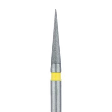 Needle Diamond Bur, Interproximal Reduction, 1.4mm Ø, Extra Fine, FG, 858C-014-FG, 5/PK