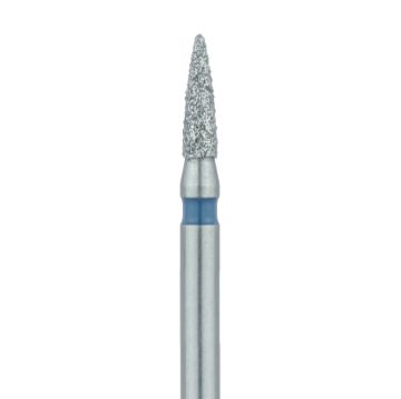 Flame Diamond Bur, 1.4mm Ø, Medium, FG, 861-014-FG, 5/PK