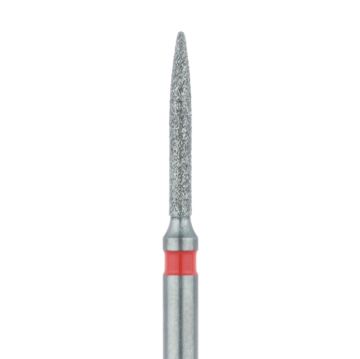 Flame Diamond Bur, 1mm Ø, Fine, FG, 862F-010-FG, 5/PK
