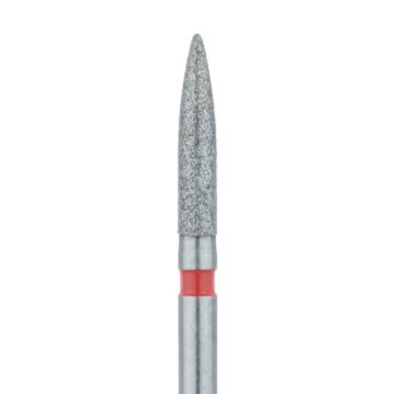 Flame Diamond Bur, 1.6mm Ø, Fine, FG, 862F-016-FG, 5/PK