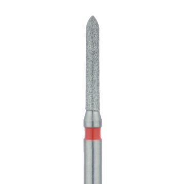 Long Torpedo Diamond Bur, 1.2mm Ø, Fine, FG, 868F-012-FG, 5/PK