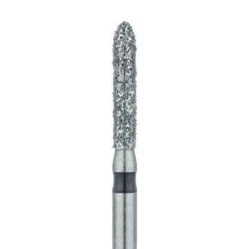 Long Torpedo Diamond Bur, 1.6mm Ø, Super Coarse, FG, 868H-016-FG, 5/PK