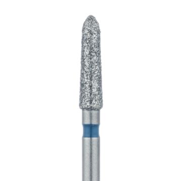 Tapered Torpedo Diamond Bur, 2.1mm Ø, Medium, FG, 878-021-FG, 5/PK