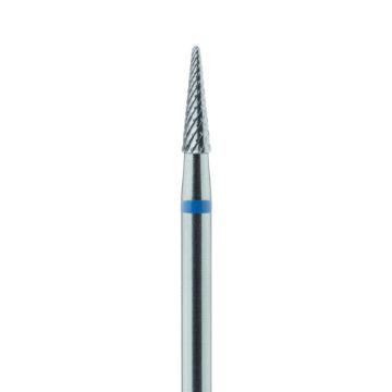 Carbide Cutter, Cross Cut, Round End Taper, 2.3mm Ø, Medium, HP, HM138GX-023-HP, 1/EA