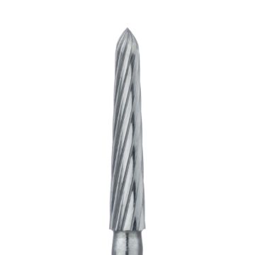 Trimming & Finishing Carbide Bur, Fine, Torpedo Tapered, 1.8mm Ø, FG, HM245K-018-FG, 5/PK