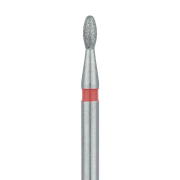 Egg / Football Diamond Bur, 1.2mm Ø, Fine, FG, 833F-012-FG, 5/PK