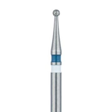 Zirconia Diamond Bur, Round, Medium, 1mm Ø, FG, Z801-010-FG, 5/PK