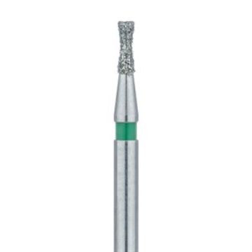 Hourglass / Double Inverted Cone Diamond Bur, 1.2mm Ø, Coarse, FG, 806G-012-FG, 5/PK