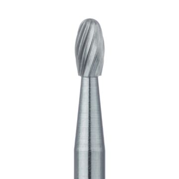 Trimming & Finishing Carbide Bur, Fine, Football, US#7408, 2.3mm Ø, RA, HM379-023-RA, 5/PK