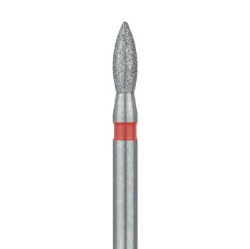 Pointed Football Diamond Bur, 1.6mm Ø, Fine, FG, 830F-016-FG, 5/PK