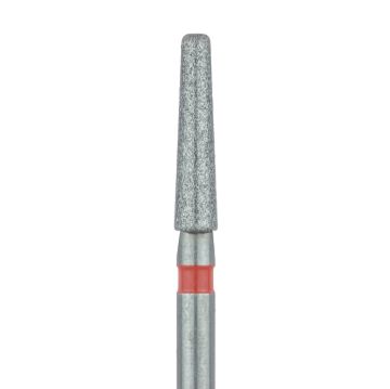Long Tapered Round Edge Diamond Bur, 1.8mm Ø, Fine, 1.4mm Tip Ø, FG, 847RF-018-FG, 5/PK