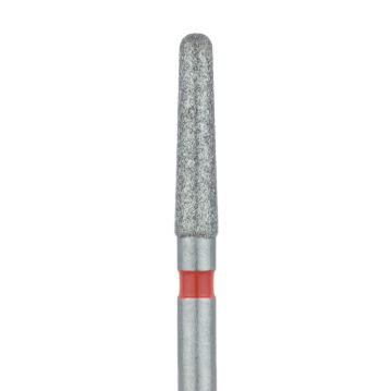 Round End Taper Chamfer Diamond Bur, 1.8mm Ø, Fine, FG, 850F-018-FG, 5/PK