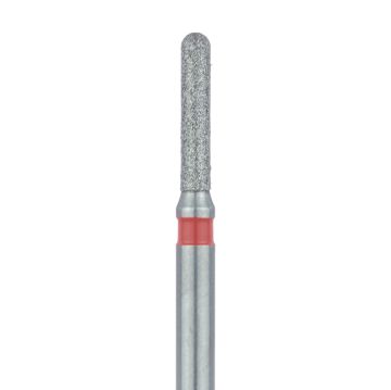 Long Round End Cylinder Diamond Bur, 1.2mm Ø, Fine, FG, 838LF-012-FG, 5/PK