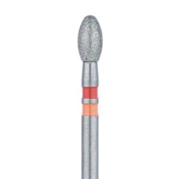 Zirconia Diamond Bur, Egg, Fine, 2.3mm Ø, FG, Z833F-023-FG, 5/PK