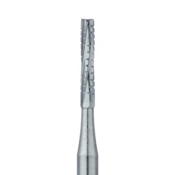 Operative Carbide Bur, Long Straight Cross Cut, US #557L, 1mm Ø, SU, HM31L-010-SU, 5/PK
