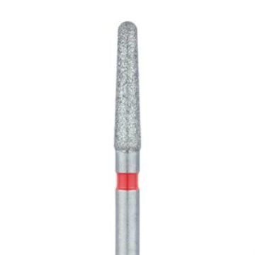 Round End Taper Chamfer Diamond Bur, 1.8mm Ø, Fine, FG, 856F-018-FG, 5/PK