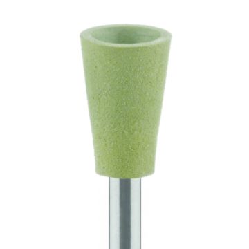 Polishers, Light Green, Cup, Composite, 6.5mm Ø, Fine, RA, 9528P-065-RA-LGRN, 5/PK